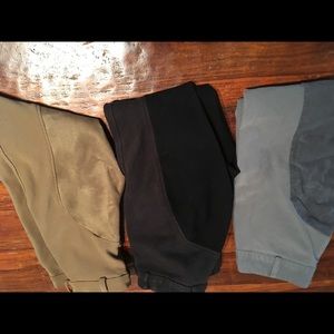 Lot of 3 pair full seat riding breeches